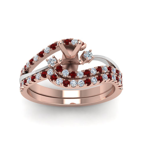 semi-mount-two-tone-3-stone-diamond-swirl-bridal-set-with-ruby-in-FDO50895SMGRUDR-NL-RG