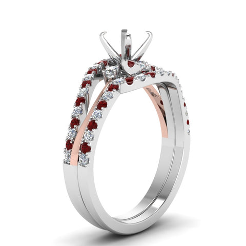 semi-mount-two-tone-3-stone-diamond-swirl-bridal-set-with-ruby-in-FDO50895SMGRUDR-NL-WG