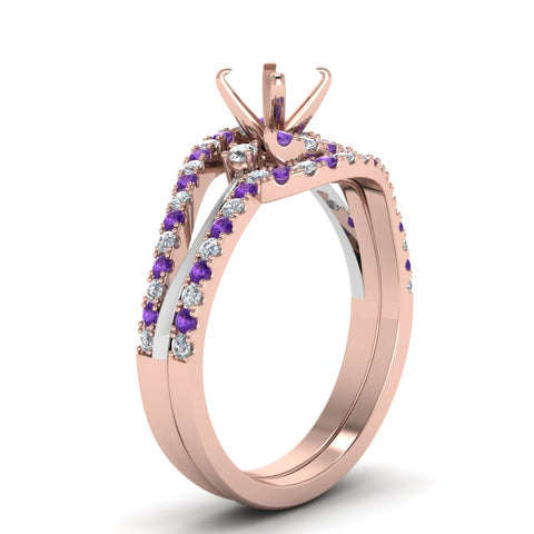 semi-mount-two-tone-3-stone-diamond-swirl-bridal-set-with-violac-topaz-in-FDO50895SMGVITO-NL-RG