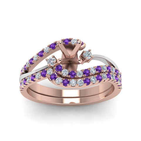 semi-mount-two-tone-3-stone-diamond-swirl-bridal-set-with-violac-topaz-in-FDO50895SMGVITO-NL-RG