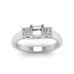 Load image into Gallery viewer, semi-mount-u-prong-three-stone-diamond-engagement-ring-in-14K-white-gold-FDENR578SMRANGLE5-NL-WG

