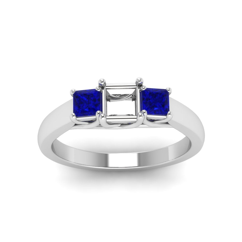 semi-mount-u-prong-three-stone-diamond-engagement-ring-with-blue-sapphire-in-14K-white-gold-FDENR578SMRGSABLANGLE5-NL-WG