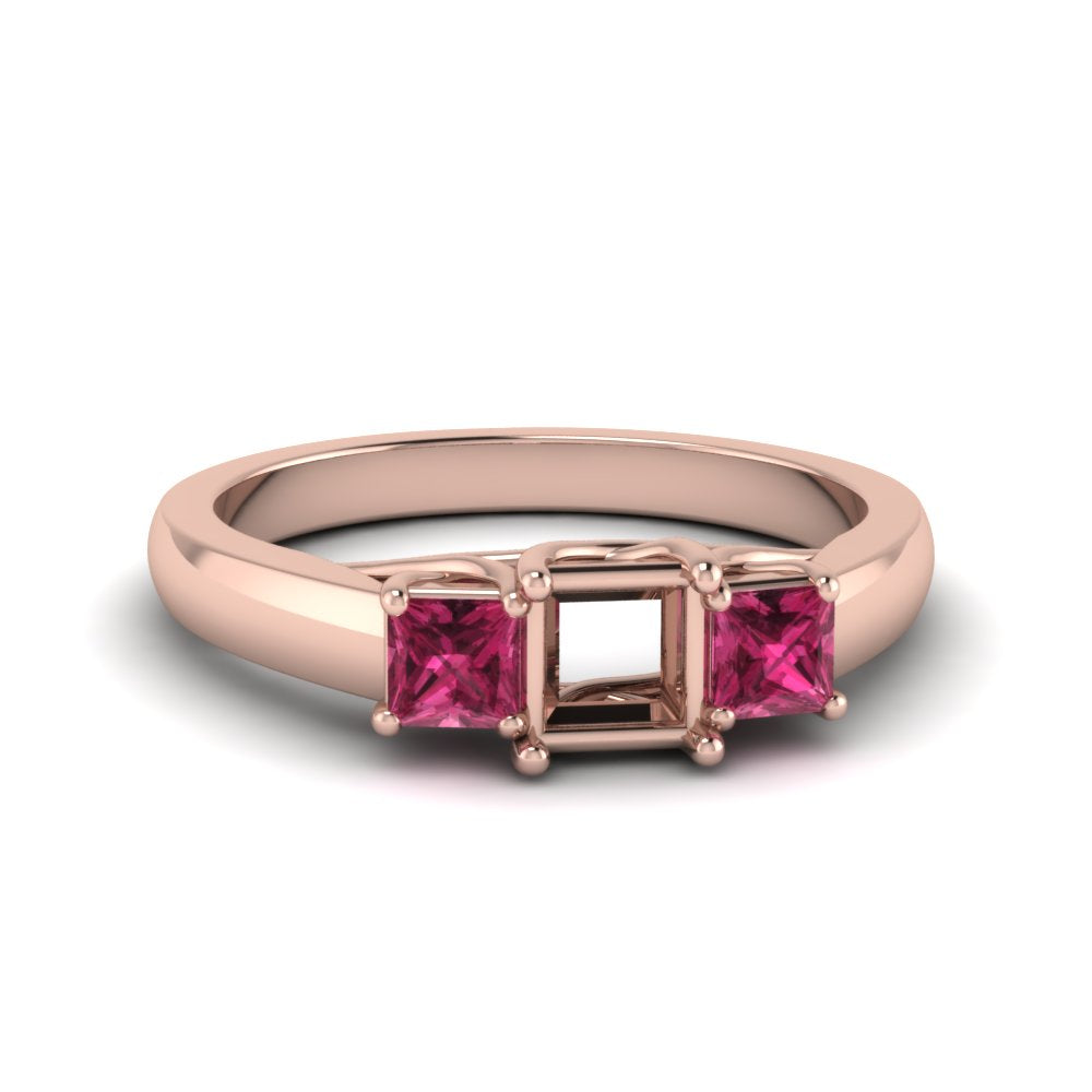 semi-mount-u-prong-three-stone-diamond-engagement-ring-with-pink-sapphire-in-14K-rose-gold-FDENR578SMRGSADRPI-NL-RG