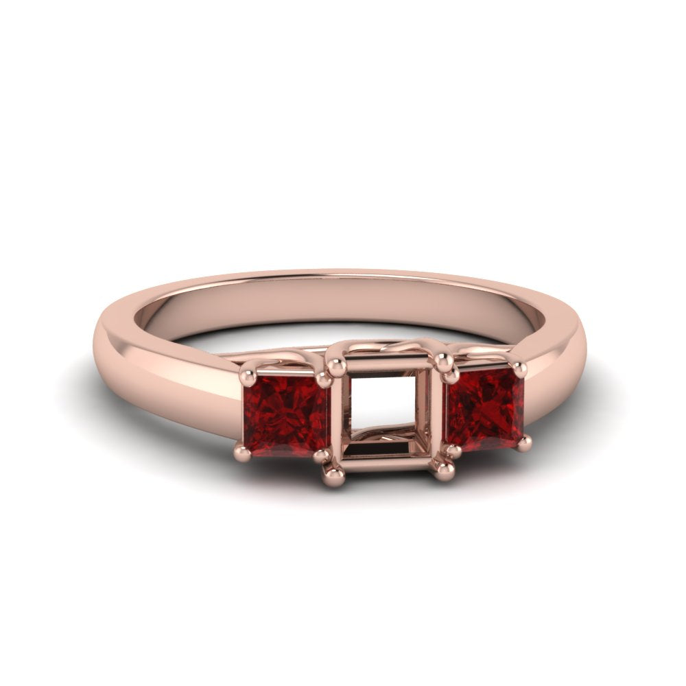 semi-mount-u-prong-three-stone-diamond-engagement-ring-with-ruby-in-14K-rose-gold-FDENR578SMRGRUDR-NL-RG