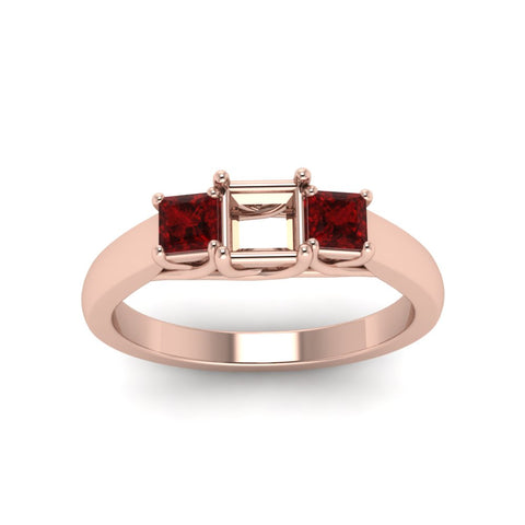 semi-mount-u-prong-three-stone-diamond-engagement-ring-with-ruby-in-14K-rose-gold-FDENR578SMRGRUDRANGLE5-NL-RG