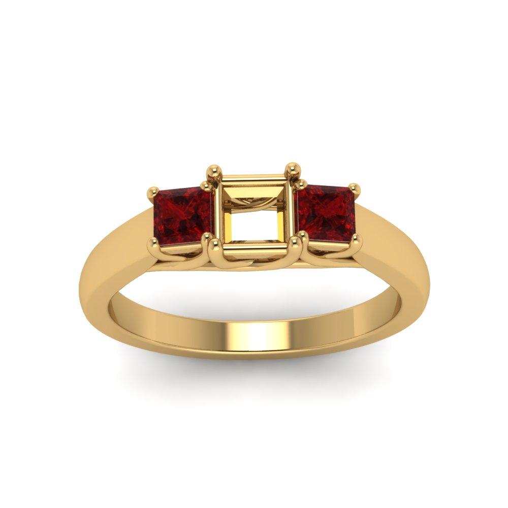 semi-mount-u-prong-three-stone-diamond-engagement-ring-with-ruby-in-14K-yellow-gold-FDENR578SMRGRUDRANGLE5-NL-YG