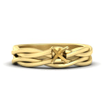 Load image into Gallery viewer, semi-mount-vine-inspired-solitaire-bridal-ring-set-in-yellow-gold-fdens8252smsleep-nl-yg.jpg?v=1767085538