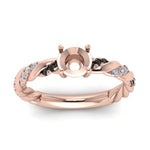 Load image into Gallery viewer, Twisted Vine Semi Mount Engagement Ring
