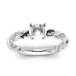Load image into Gallery viewer, Twisted Vine Semi Mount Engagement Ring
