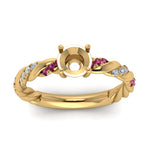 Load image into Gallery viewer, Twisted Vine Semi Mount Engagement Ring
