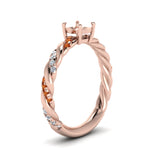 Load image into Gallery viewer, Twisted Vine Semi Mount Engagement Ring
