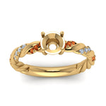 Load image into Gallery viewer, Twisted Vine Semi Mount Engagement Ring
