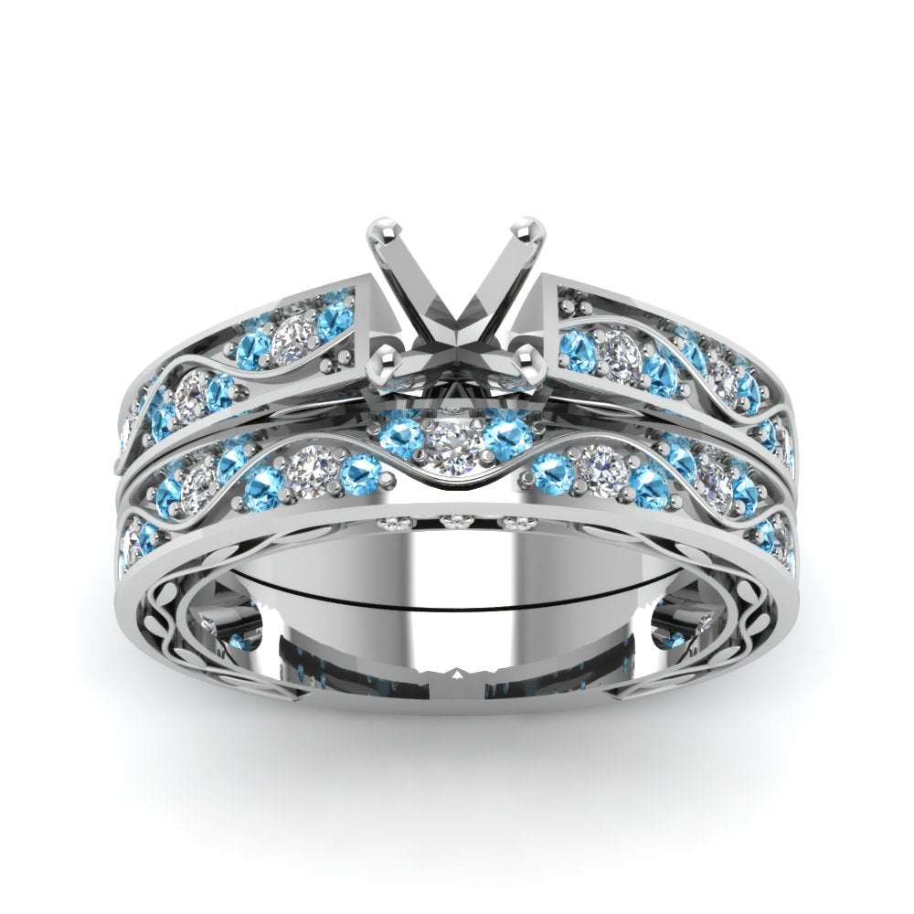 semi-mount-white-diamond-shank-wave-wedding-set-with-ice-blue-topaz-in-950-Platinum-FDENS3543SMGICBLTOANGLE5-NL-WG