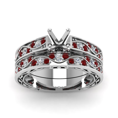 semi-mount-white-diamond-shank-wave-wedding-set-with-red-ruby-in-950-Platinum-FDENS3543SMGRUDRANGLE5-NL-WG