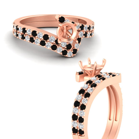 semi-mount-white-diamond-wedding-ring-sets-with-black-diamond-in-FDENS3007ROSMGBLACK-NL-RG