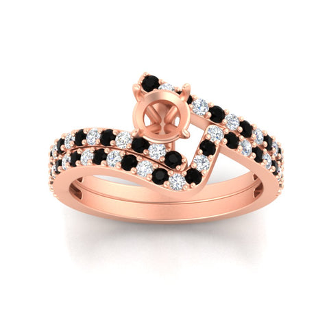 semi-mount-white-diamond-wedding-ring-sets-with-black-diamond-in-FDENS3007ROSMGBLACK-NL-RG