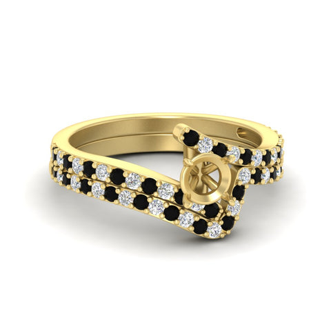 semi-mount-white-diamond-wedding-ring-sets-with-black-diamond-in-FDENS3007ROSMGBLACK-NL-YG