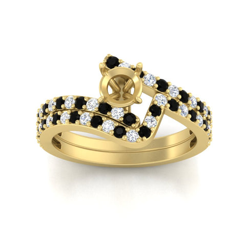 semi-mount-white-diamond-wedding-ring-sets-with-black-diamond-in-FDENS3007ROSMGBLACK-NL-YG