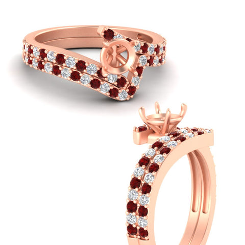 semi-mount-white-diamond-wedding-ring-sets-with-ruby-in-FDENS3007ROSMGRUDR-NL-RG