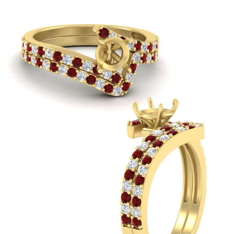 semi-mount-white-diamond-wedding-ring-sets-with-ruby-in-FDENS3007ROSMGRUDR-NL-YG
