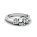 Load image into Gallery viewer, Semi Mount Classic Cushion Cut 3 Stone Ring