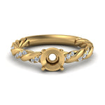 Load image into Gallery viewer, Twisted Vine Semi Mount Engagement Ring
