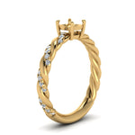 Load image into Gallery viewer, Twisted Vine Semi Mount Engagement Ring
