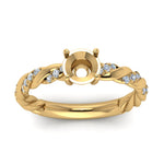 Load image into Gallery viewer, Twisted Vine Semi Mount Engagement Ring
