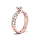 Load image into Gallery viewer, shared-prong-asscher-engagement-and-wedding-ring-set-in-FDENS3023AS-NL-RG
