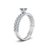 Load image into Gallery viewer, shared-prong-asscher-engagement-and-wedding-ring-set-in-FDENS3023AS-NL-WG
