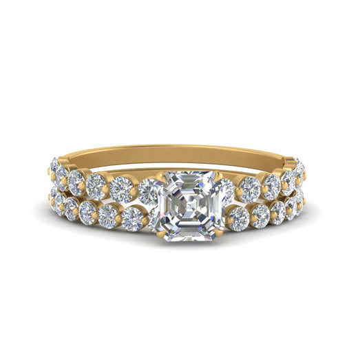 shared-prong-asscher-engagement-and-wedding-ring-set-in-FDENS3023AS-NL-YG