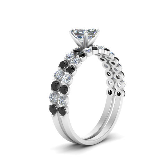 shared-prong-asscher-engagement-and-wedding-ring-set-with-black-diamond-in-FDENS3023ASGBLACK-NL-WG