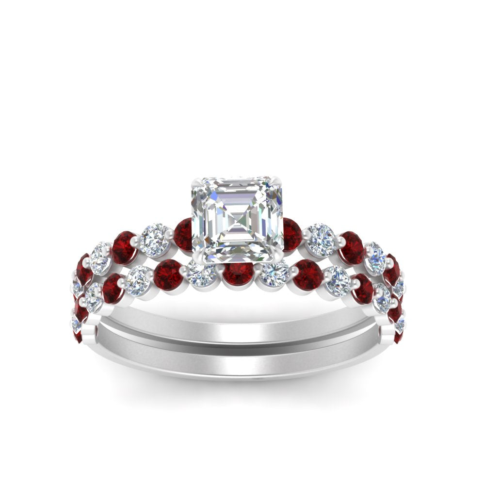 shared-prong-asscher-engagement-and-wedding-ring-set-with-ruby-in-FDENS3023ASGRUDR-NL-WG