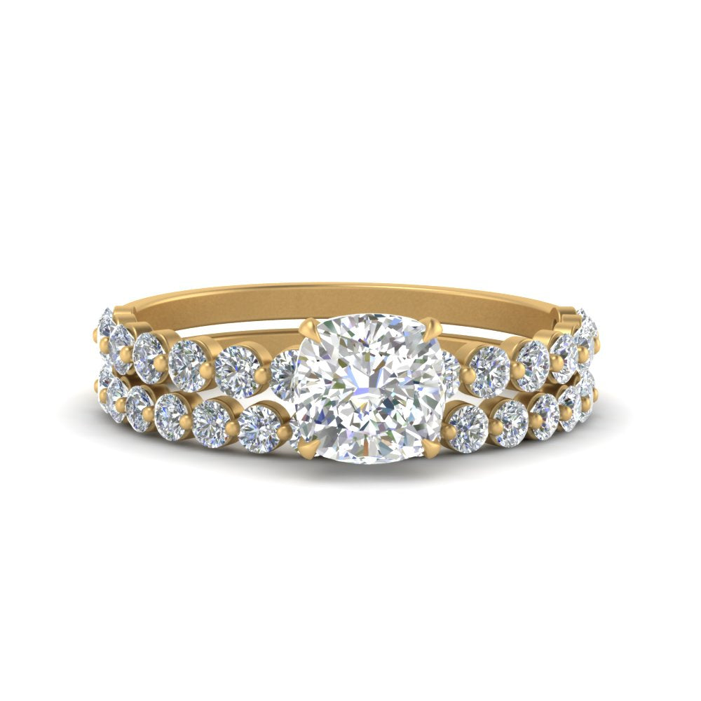 shared-prong-cushion-engagement-and-wedding-ring-set-in-FDENS3023CU-NL-YG