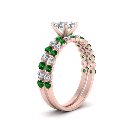 shared-prong-cushion-engagement-and-wedding-ring-set-with-emerald-in-FDENS3023CUGEMGR-NL-RG
