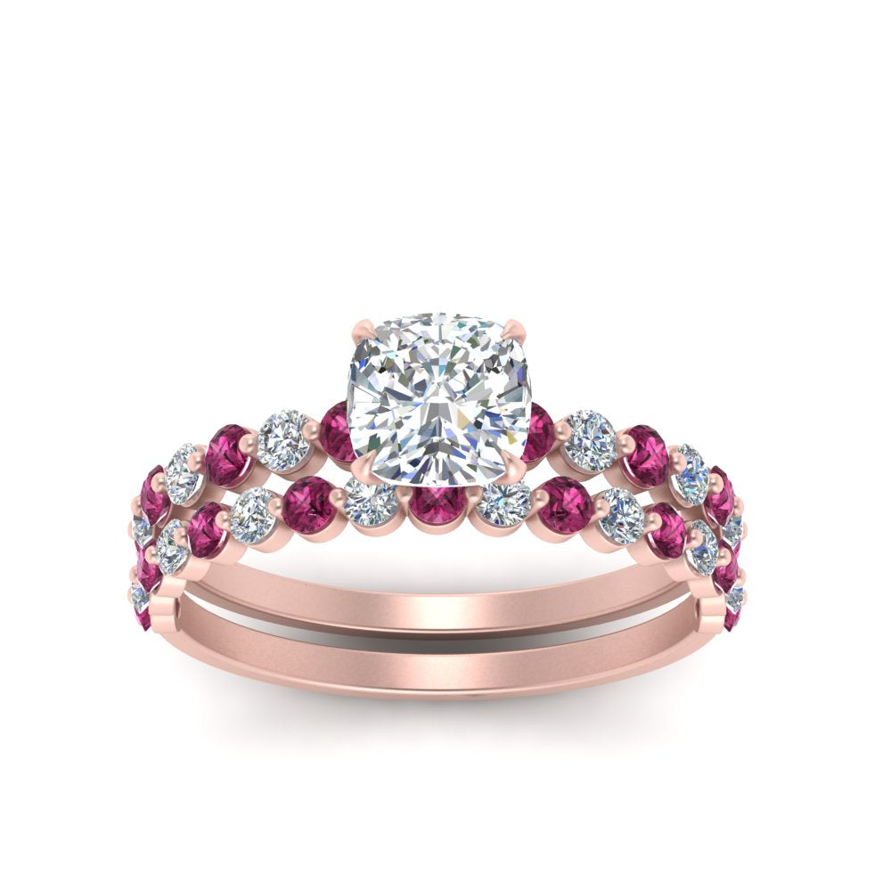 shared-prong-cushion-engagement-and-wedding-ring-set-with-pink-sapphire-in-FDENS3023CUGSADRPI-NL-RG