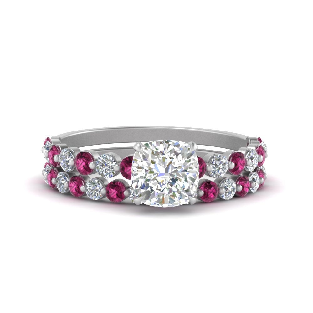 shared-prong-cushion-engagement-and-wedding-ring-set-with-pink-sapphire-in-FDENS3023CUGSADRPI-NL-WG
