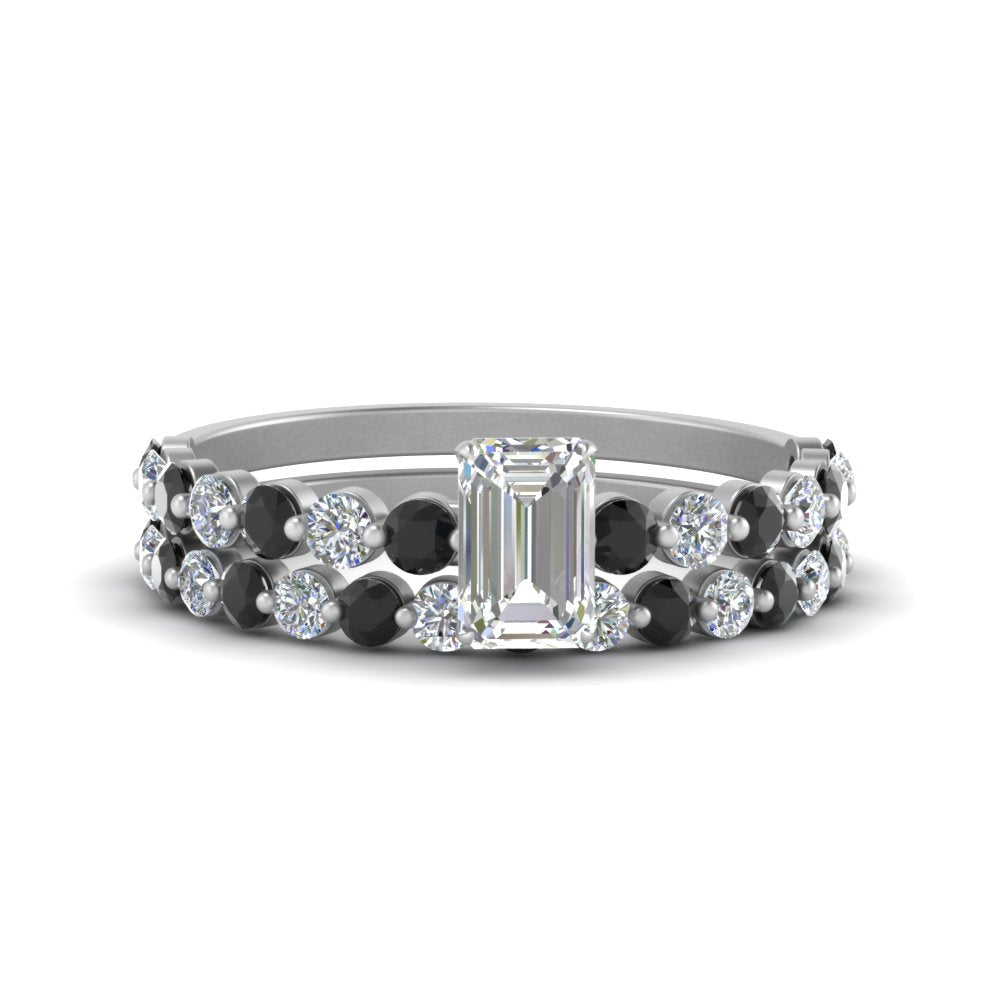 shared-prong-emerald-cut-engagement-and-wedding-ring-set-with-black-diamond-in-FDENS3023EMGBLACK-NL-WG