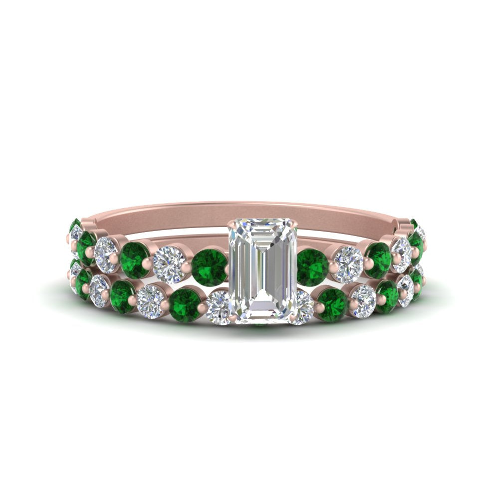 shared-prong-emerald-cut-engagement-and-wedding-ring-set-with-emerald-in-FDENS3023EMGEMGR-NL-RG