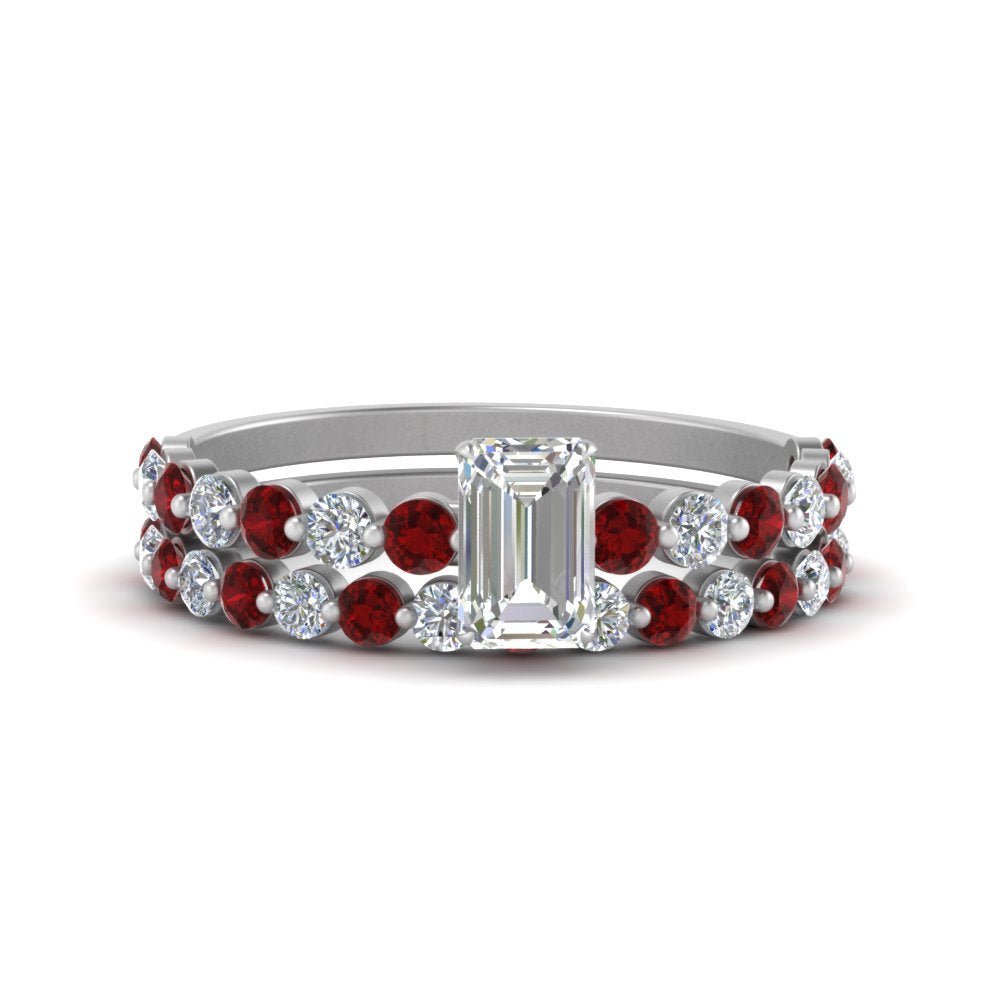shared-prong-emerald-cut-engagement-and-wedding-ring-set-with-ruby-in-FDENS3023EMGRUDR-NL-WG