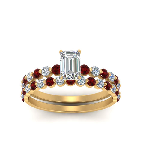 shared-prong-emerald-cut-engagement-and-wedding-ring-set-with-ruby-in-FDENS3023EMGRUDR-NL-YG