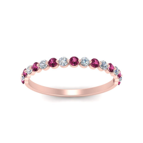 shared-prong-half-eternity-diamond-band-with-pink-sapphire-in-rose-gold-FDENS3023BGSADRPI-NL-RG