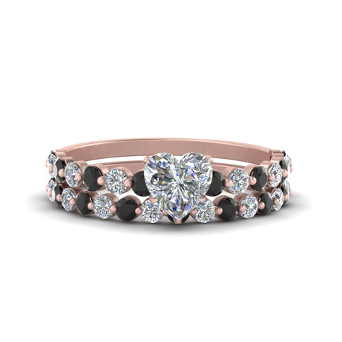 shared-prong-heart-engagement-and-wedding-ring-set-with-black-diamond-in-FDENS3023HTGBLACK-NL-RG