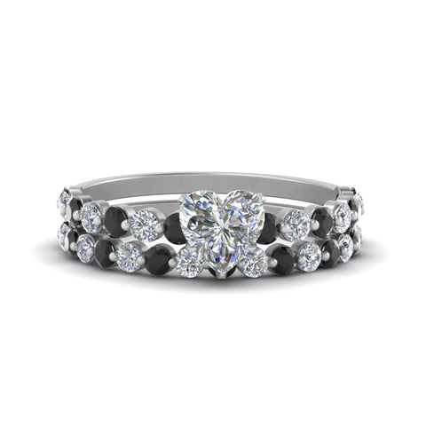 shared-prong-heart-engagement-and-wedding-ring-set-with-black-diamond-in-FDENS3023HTGBLACK-NL-WG