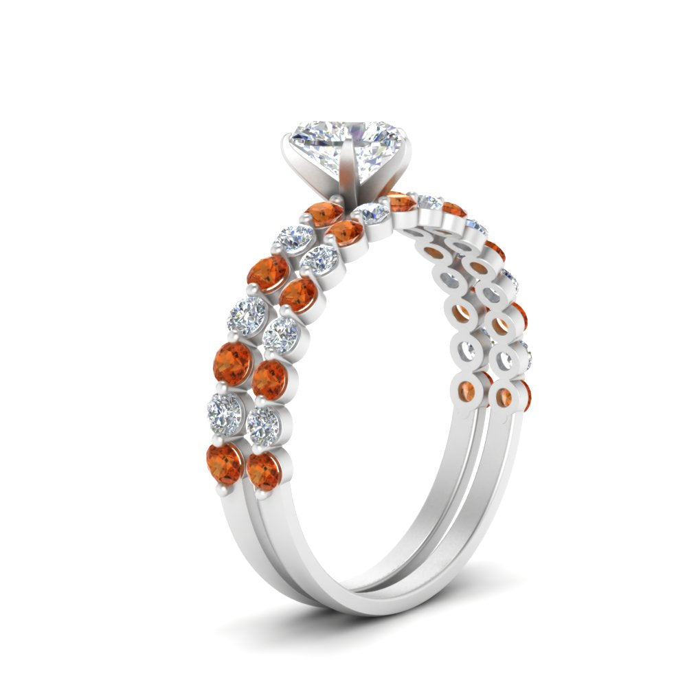 shared-prong-heart-engagement-and-wedding-ring-set-with-orange-sapphire-in-FDENS3023HTGSAOR-NL-WG