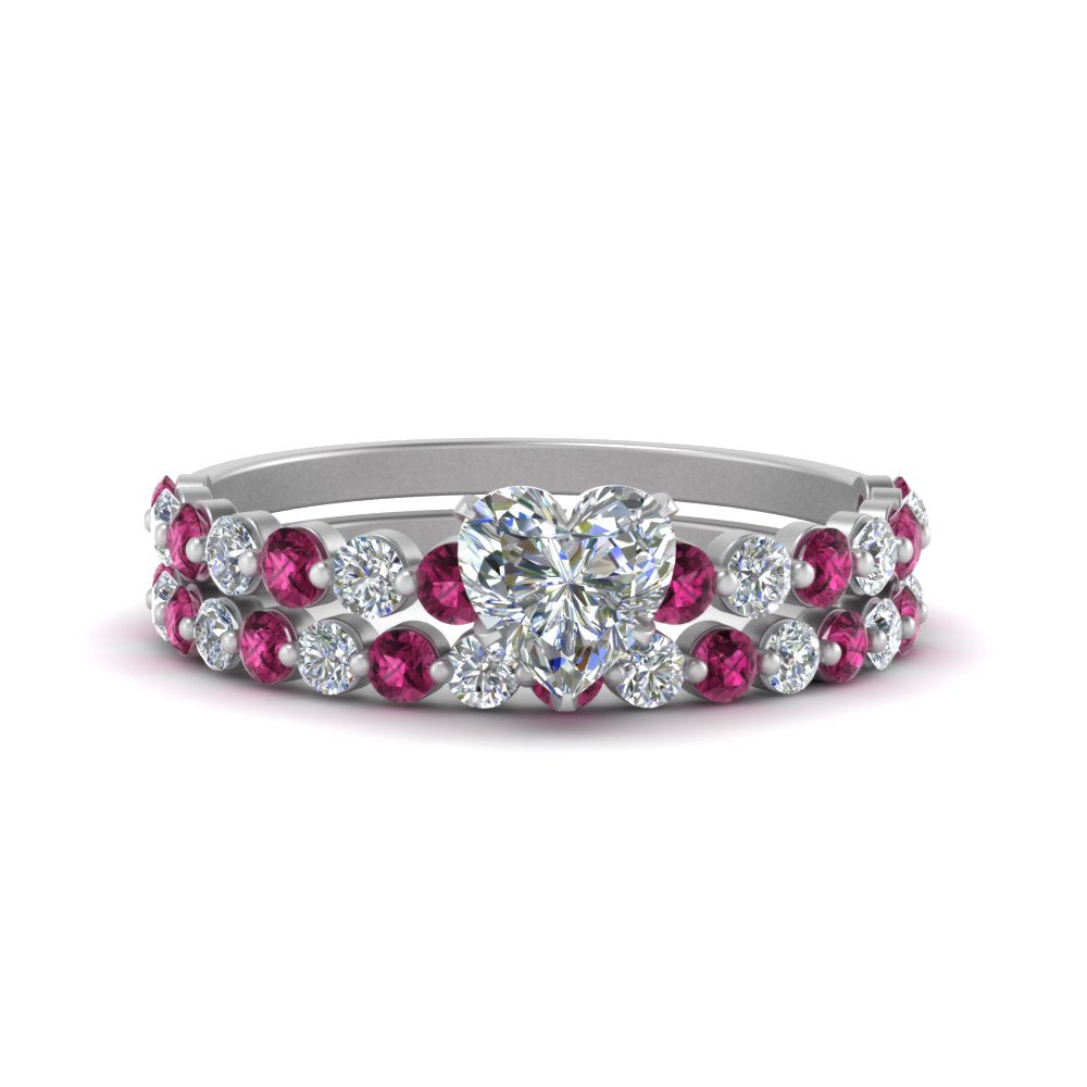 shared-prong-heart-engagement-and-wedding-ring-set-with-pink-sapphire-in-FDENS3023HTGSADRPI-NL-WG