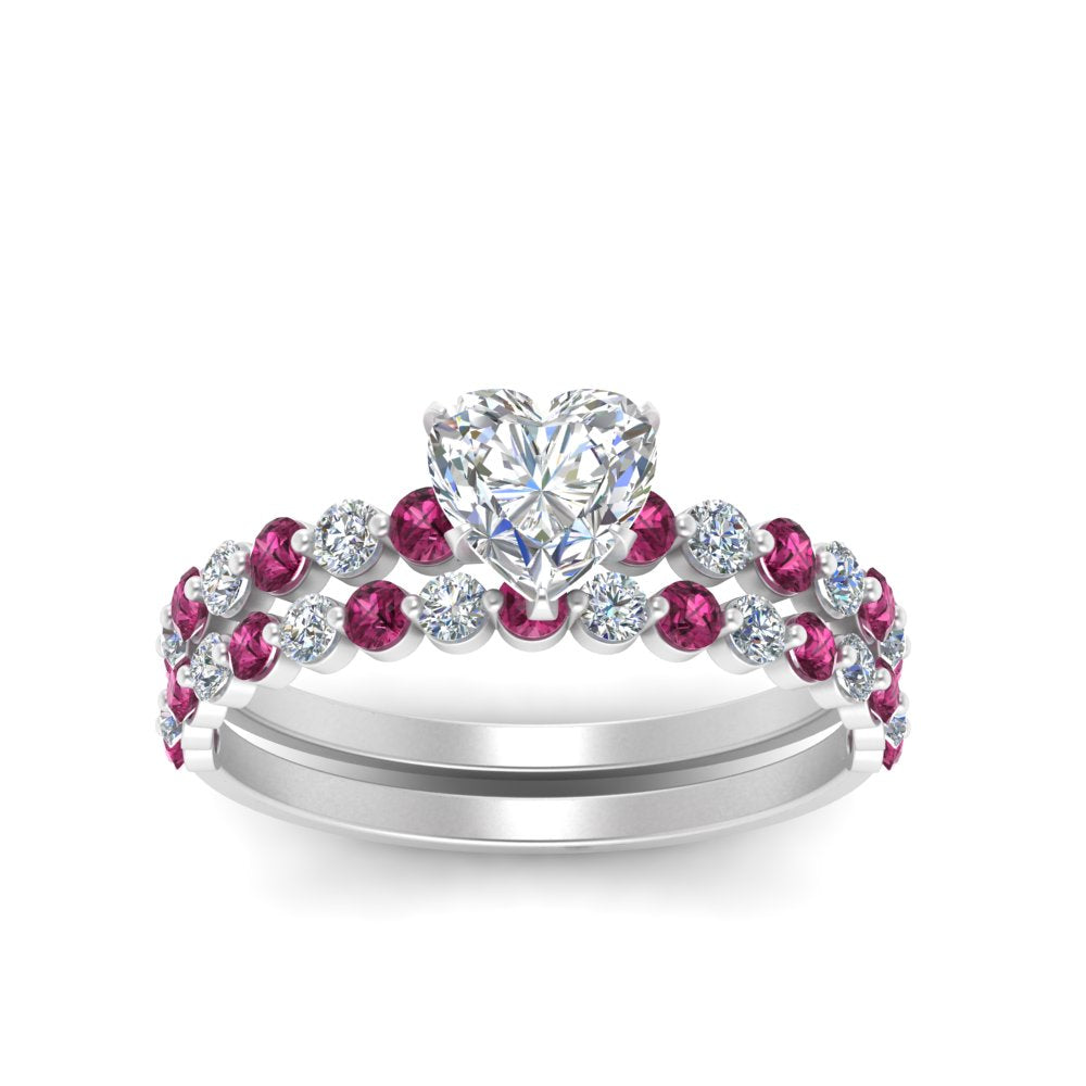 shared-prong-heart-engagement-and-wedding-ring-set-with-pink-sapphire-in-FDENS3023HTGSADRPI-NL-WG