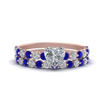 Load image into Gallery viewer, shared-prong-heart-engagement-and-wedding-ring-set-with-sapphire-in-FDENS3023HTGSABL-NL-RG
