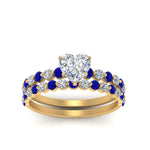 Load image into Gallery viewer, shared-prong-heart-engagement-and-wedding-ring-set-with-sapphire-in-FDENS3023HTGSABL-NL-YG
