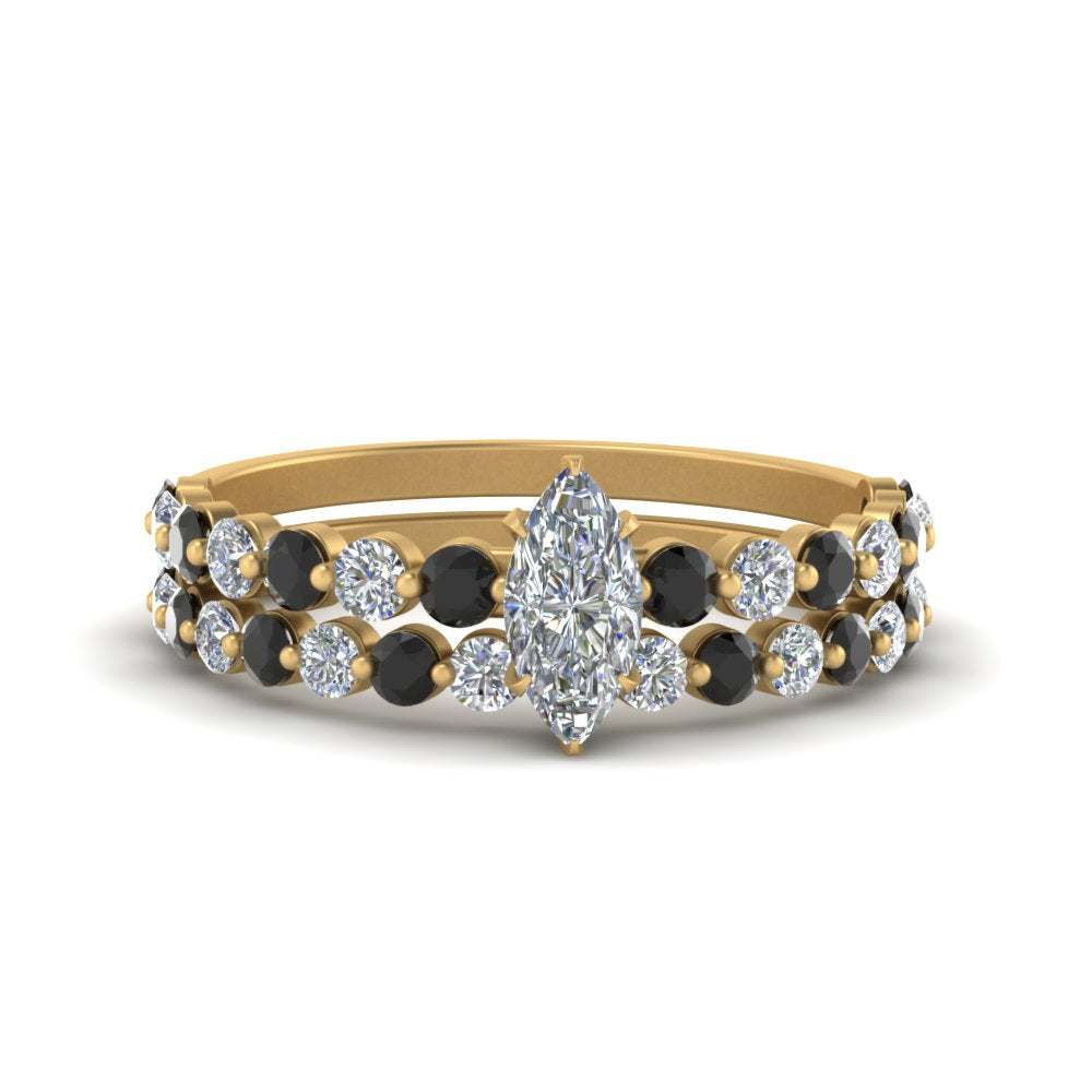 shared-prong-marquise-engagement-and-wedding-ring-set-with-black-diamond-in-FDENS3023MQGBLACK-NL-YG